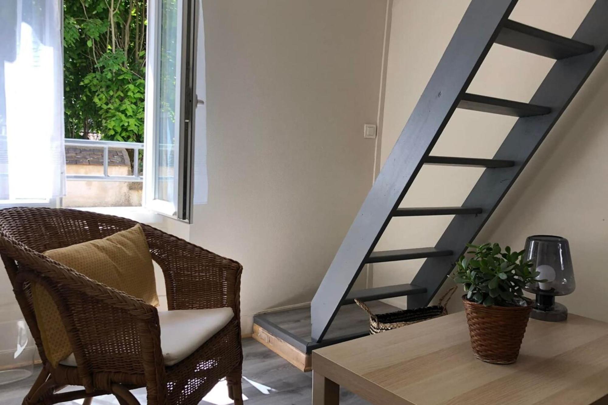 Charmant Duplex - Chez Delpha Фонтенбло Екстер'єр фото